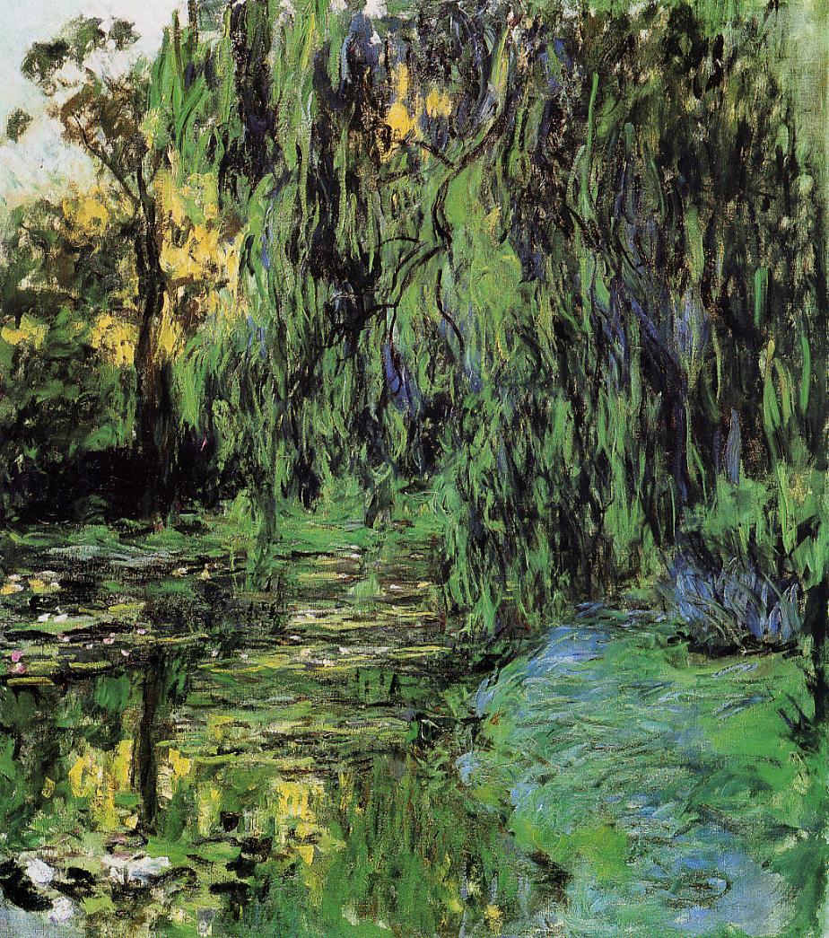 Weeping Willow and Water-Lily Pond 1919